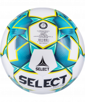 Мяч футбольный Future Light DB 811119, №4 белый/бирюзовый/желтый