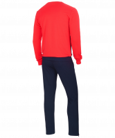 Тренировочный костюм JCS-4201-921, хлопок, темно-синий/красный/белый