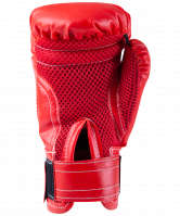 Набор для бокса, 6oz, к/з, черный/красный