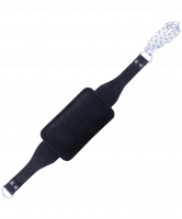 Пояс для отягощений SU-341, натуральная кожа, черный