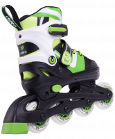 Ролики раздвижные Joker Green, пластиковая рама