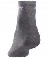 Носки средние SW-206, серый меланж/черный, 2 пары