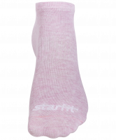 Носки низкие SW-205, розовый меланж/светло-серый меланж, 2 пары