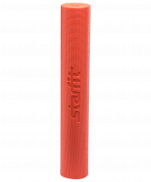 Коврик для йоги FM-101, PVC, 173x61x0,4 см, оранжевый