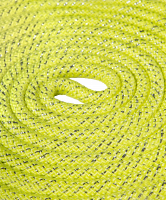 Скакалка для художественной гимнастики RGJ-403, 3м, салатовый/серебряный, с люрексом