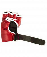 Перчатки для MMA Combat Sambo MMR-0027, к/з, красные