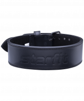 Пояс для пауэрлифтинга SU-331, натуральная кожа, черный