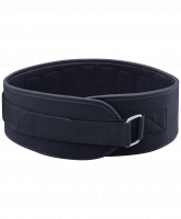 Пояс для фитнеса  SU-311, анатомический, текстиль, черный