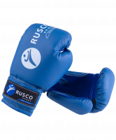 Набор для бокса 4oz, к/з, черный/синий