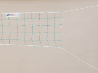 Сетка волейбольная  "KV.REZAC" трен., арт.15935005, зел., 9.5х0.5м, нить 2мм ПП