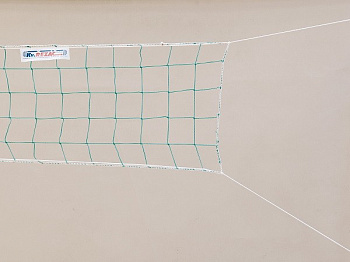 Сетка волейбольная  "KV.REZAC" трен., арт.15935005, зел., 9.5х0.5м, нить 2мм ПП