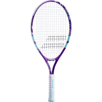 Ракетка для большого тенниса детская  BABOLAT B`FLY 23 Gr000, арт.140244, для 7-9лет, алюминий,со струнами,фиолет-бирюз Ракетка для большого тенниса детская  BABOLAT B`FLY 23 Gr000, арт.140244, для 7-9лет, алюминий,со струнами,фиолет-бирюз