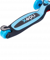 Самокат 3-х колесный 3D Tiny Tot 120/80 мм, голубой