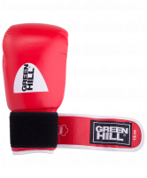 Перчатки боксерские GYM BGG-2018, 8oz, кожа, красные