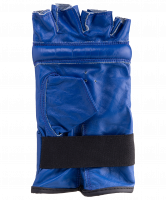 Перчатки снарядные ROYAL CMR-2076, шингарды, кожа, синие