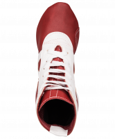 Обувь для самбо SM-0102, кожа, красный