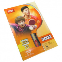 Ракетка для настольного тенниса  DHS R3002, 3*** звезды, для тренировок, накладка 2,2 мм, кон. ручка