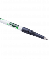 Палки для скандинавской ходьбы Starfall, 77-135 см, 2-секционные, чёрный/белый/ярко-зелёный