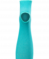 Гетры для танцев GS-201, хлопок, 65 см, бирюзовый