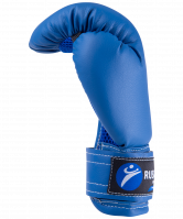 Набор для бокса, 6oz, к/з, черный/синий