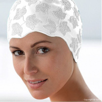 Шапочка для плав. жен. "FASHY Moulded Cap", арт.3100-00-15, резина, белый Шапочка для плав. жен. "FASHY Moulded Cap", арт.3100-00-15, резина, белый
