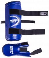 Защита голень-стопа Battle SIB-0014, к/з, синяя