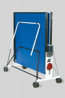 Стол теннисный Start line Compact 6042 с сеткой, синий