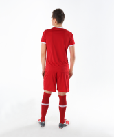 Шорты футбольные JFS-1110-021, красный/белый