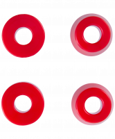 Комплект бушингов для круизера/лонгборда, 90А, красный