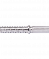 Гриф гантельный BB-107 40 см, (d=25 мм), металлический, с металлическими замками