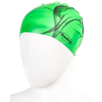 Шапочка для плавания  "FASHY Silicone Cap", арт.3031-00-60, силикон, зелено-черный Шапочка для плавания  "FASHY Silicone Cap", арт.3031-00-60, силикон, зелено-черный