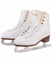 Коньки фигурные Pearl синт.кожа с мехом