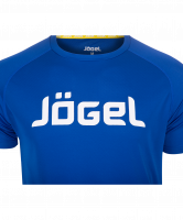 Футболка тренировочная JTT-1041-079, полиэстер, синий/белый, детская