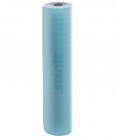 Коврик для йоги FM-201, TPE, 173x61x0,6 см, мятный/серый