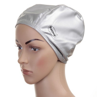 Шапочка для плавания женская "FASHY PU-Lycra Cap Long",арт.3059-12, силикон/латекс/акрил/лайкра, серебристый Шапочка для плавания женская "FASHY PU-Lycra Cap Long",арт.3059-12, силикон/латекс/акрил/лайкра, серебристый