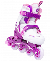 Ролики раздвижные Cricket Purple, пластиковая рама