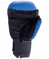 Перчатки для рукопашного боя, к/з, синие