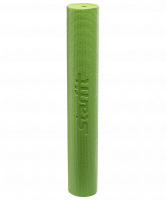 Коврик для йоги FM-101, PVC, 173x61x0,4 см, зеленый