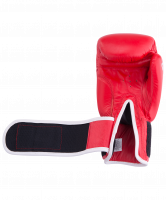 Перчатки боксерские GYM BGG-2018, 8oz, кожа, красные