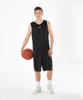 Шорты баскетбольные JBS-1120-061, черный/белый, детские