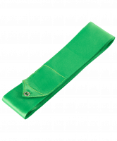 Лента для художественной гимнастики AGR-201 6м, с палочкой 56 см, зеленый