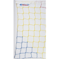 Сетка для пляжного волейбола  "KV.REZAC" арт.15095853, 2 мм ПП,бел.лента по верх,без бок.лент,вст,б-гол-ж-кр