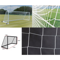 Сетка футбольная  "EL LEON DE ORO", арт.12443010000,a:7.5 b:2.5 c:1.2 d:2.5, нить 3мм ПП бел. Сетка футбольная  "EL LEON DE ORO", арт.12443010000,a:7.5 b:2.5 c:1.2 d:2.5, нить 3мм ПП бел.