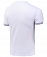 Футболка тренировочная JCT-1040-018, хлопок, белый/серый