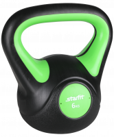 Гиря пластиковая, DB-502, 6 кг, зеленый