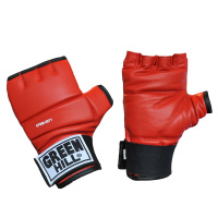 Шингарты "GREEN HILL" арт. CFBM-2077-L-RD, р.L, нат. кожа, красные