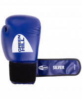 Перчатки боксерские SILVER BGS-2039, 12oz, к/з, синий