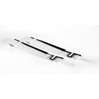 Карманы для антенн "EL LEON DE ORO" арт.94995001499, ПВХ,на липучках, для классич. волейб., бел-черн