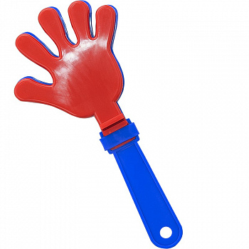 Ладошки-трещотки для болельщика "Россия", арт. FAN-04, бело-сине-красный