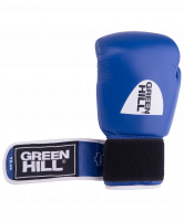 Перчатки боксерские GYM BGG-2018, 10oz, кожа, синие